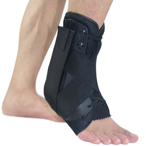 Stabilizer Ankle Brace Support Sports Football Compression Medical Adjustable Lace Up Ankle Socks Protector Orthosis For Injury