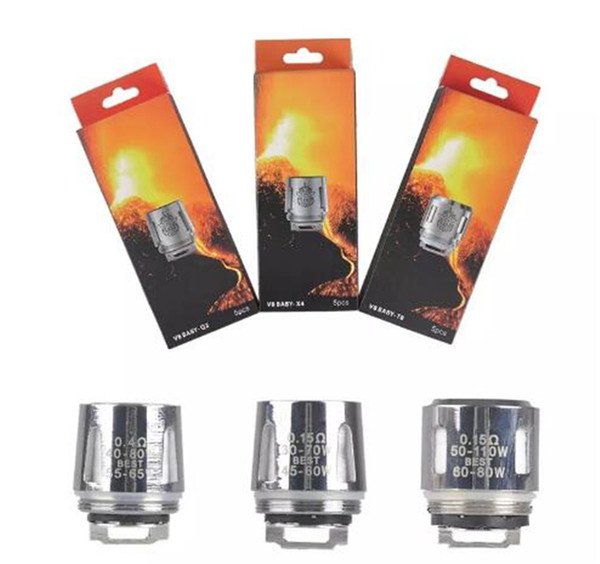 TFV8 BABY Beast Tank Coils Head Coil V8-T8 T6 X4 0.15ohm Q2 0.4ohm 0.6ohm M2 Core DHL shipping