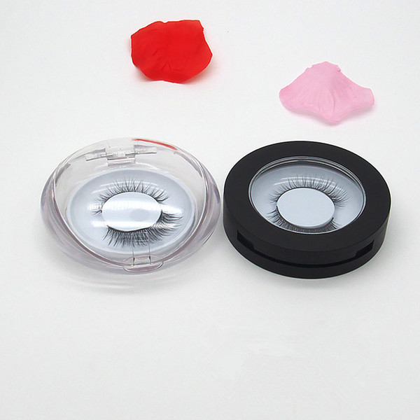 Professional False Eyelashes Round Black Storage Box 3 Styles Can Choose Only Empty Box fast shipping F711