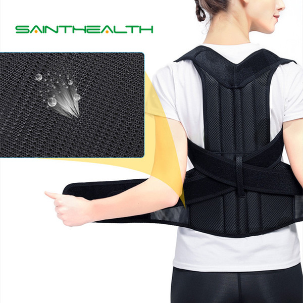 Adjustable Back Posture Corrector with Steel plate brace support Belt Posture corset Correction For Men Women