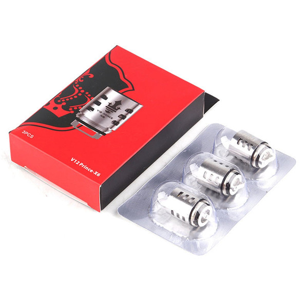 2019 TFV12 Prince Coil Head Vape Core Replacement Q4 X6 T10 M4 Massive Vapor Vape Coils vs th205 novo DHL 0266173