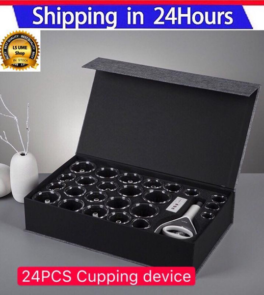 suction cupping equipment set massage tank thickening explosion proof vacuum suction tank Cupping Therapy household cupping.-24pcs