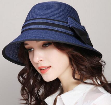 Hat girls summer beach hat collapsible sun hat