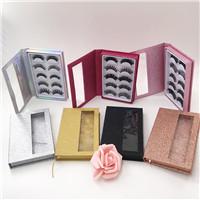 5 Pairs 3D Faux Mink Eyelashes Custom packaging Lashes Book Hot Selling Natural Long False Eyelashes