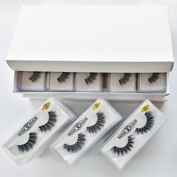 3D Mink Eyelashes Eye makeup Mink False lashes Soft Natural Thick Fake Eyelashes 3D Eye Lashes Extension Beauty Tools