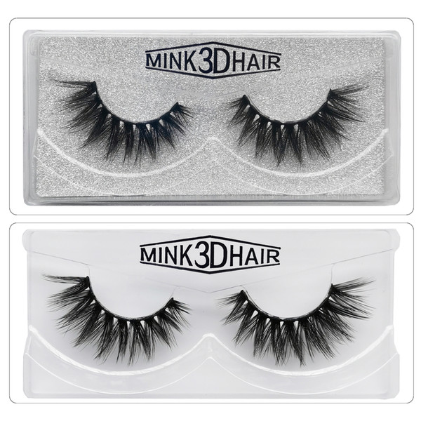 1 Pair/lot 3D Mink Lashes Wholesale Natural False Eyelashes 3D Mink Eyelashes Soft make up Extension Makeup Fake Eye Lashes 3D 802