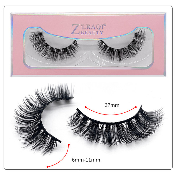 1Pair/lot 3D Mink Lashes Wholesale Handmade 3D Mink Eyelashes Natural False Eyelashes Popular eyelashes Makeup Eye Lashes Extension SD06