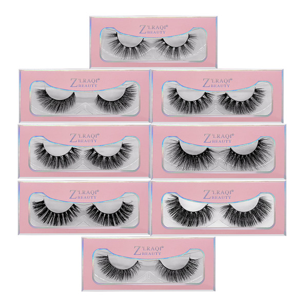 1Pair/lot 3D Mink Lashes Wholesale Handmade 3D Mink Eyelashes Natural False Eyelashes Popular eyelashes Makeup Eye Lashes Extension SD98