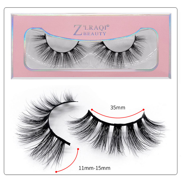 1Pair/lot 3D Mink Lashes Wholesale Handmade 3D Mink Eyelashes Natural False Eyelashes Popular eyelashes Makeup Eye Lashes Extension SD73