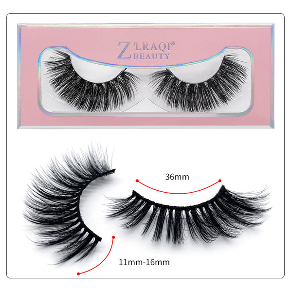 1Pair/lot 3D Mink Lashes Wholesale Handmade 3D Mink Eyelashes Natural False Eyelashes Popular eyelashes Makeup Eye Lashes Extension SD02