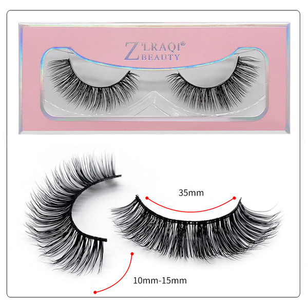 1Pair/lot 3D Mink Lashes Wholesale Handmade 3D Mink Eyelashes Natural False Eyelashes Popular eyelashes Makeup Eye Lashes Extension SD56