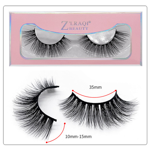 1Pair/lot 3D Mink Lashes Wholesale Handmade 3D Mink Eyelashes Natural False Eyelashes Popular eyelashes Makeup Eye Lashes Extension SD48