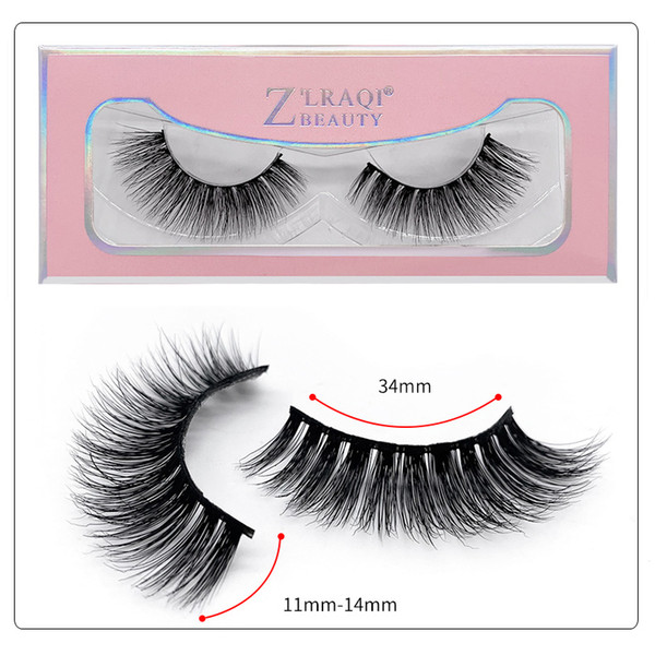 1Pair/lot 3D Mink Lashes Wholesale Handmade 3D Mink Eyelashes Natural False Eyelashes Popular eyelashes Makeup Eye Lashes Extension SD64