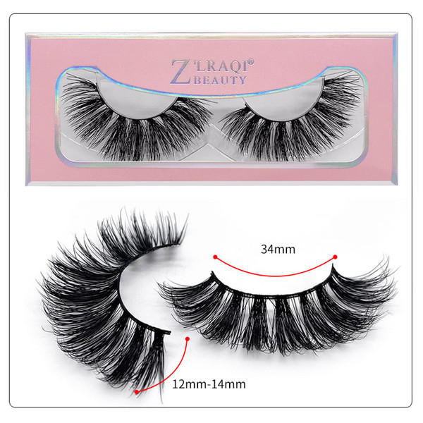 1Pair/lot 3D Mink Lashes Wholesale Handmade 3D Mink Eyelashes Natural False Eyelashes Popular eyelashes Makeup Eye Lashes Extension SD46