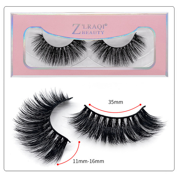 1Pair/lot 3D Mink Lashes Wholesale Handmade 3D Mink Eyelashes Natural False Eyelashes Popular eyelashes Makeup Eye Lashes Extension SD26