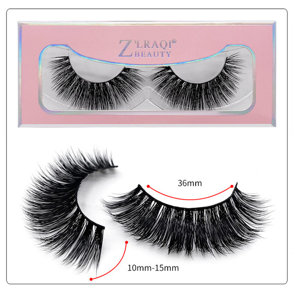 1Pair/lot 3D Mink Lashes Wholesale Handmade 3D Mink Eyelashes Natural False Eyelashes Popular eyelashes Makeup Eye Lashes Extension SD58