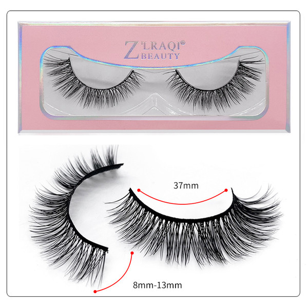 1Pair/lot 3D Mink Lashes Wholesale Handmade 3D Mink Eyelashes Natural False Eyelashes Popular eyelashes Makeup Eye Lashes Extension SD75