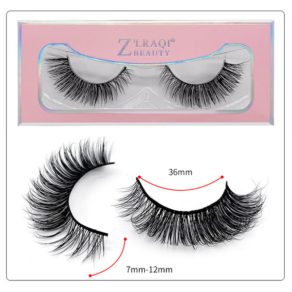 1Pair/lot 3D Mink Lashes Wholesale Handmade 3D Mink Eyelashes Natural False Eyelashes Popular eyelashes Makeup Eye Lashes Extension SD72