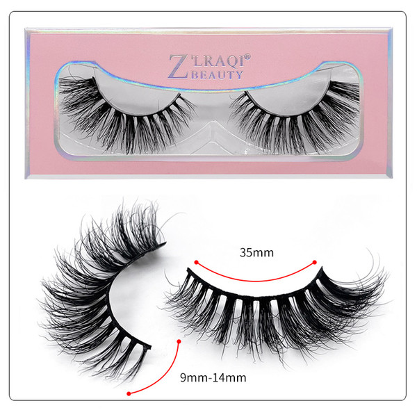 1Pair/lot 3D Mink Lashes Wholesale Handmade 3D Mink Eyelashes Natural False Eyelashes Popular eyelashes Makeup Eye Lashes Extension SD52