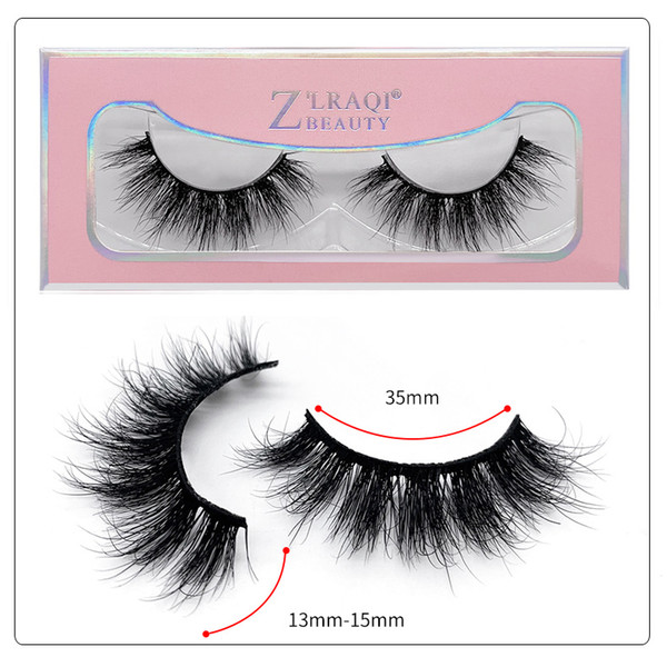 1Pair/lot 3D Mink Lashes Wholesale Handmade 3D Mink Eyelashes Natural False Eyelashes Popular eyelashes Makeup Eye Lashes Extension SD65