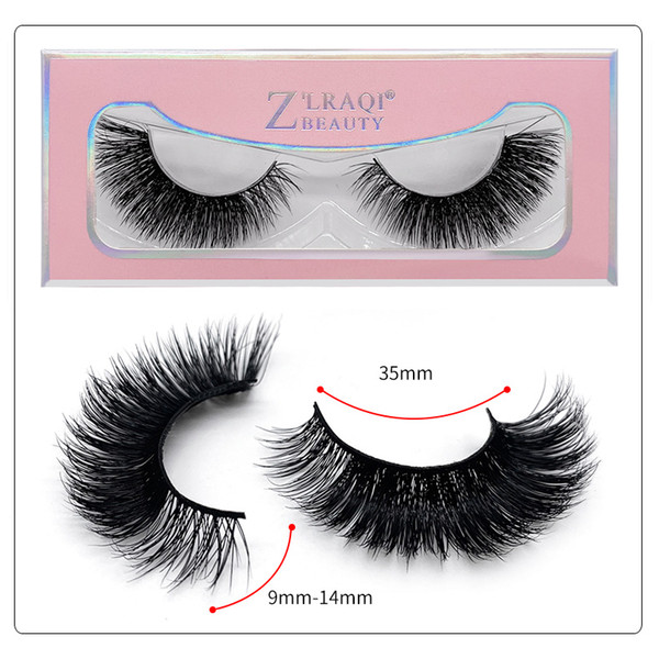 1Pair/lot 3D Mink Lashes Wholesale Handmade 3D Mink Eyelashes Natural False Eyelashes Popular eyelashes Makeup Eye Lashes Extension SD33