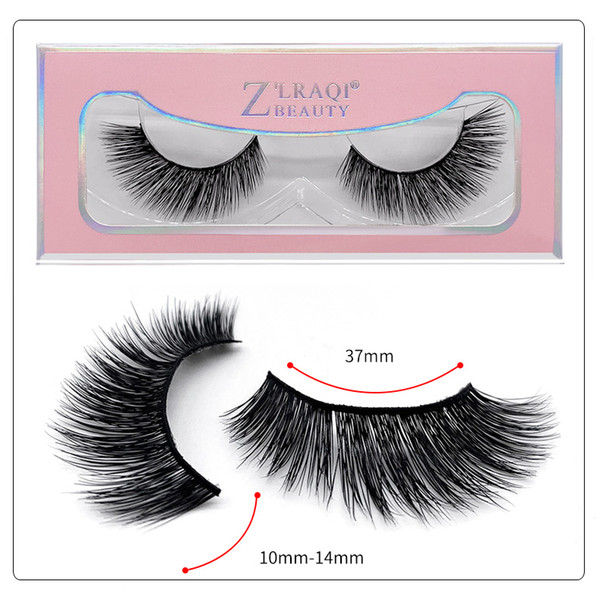 1Pair/lot 3D Mink Lashes Wholesale Handmade 3D Mink Eyelashes Natural False Eyelashes Popular eyelashes Makeup Eye Lashes Extension SD74