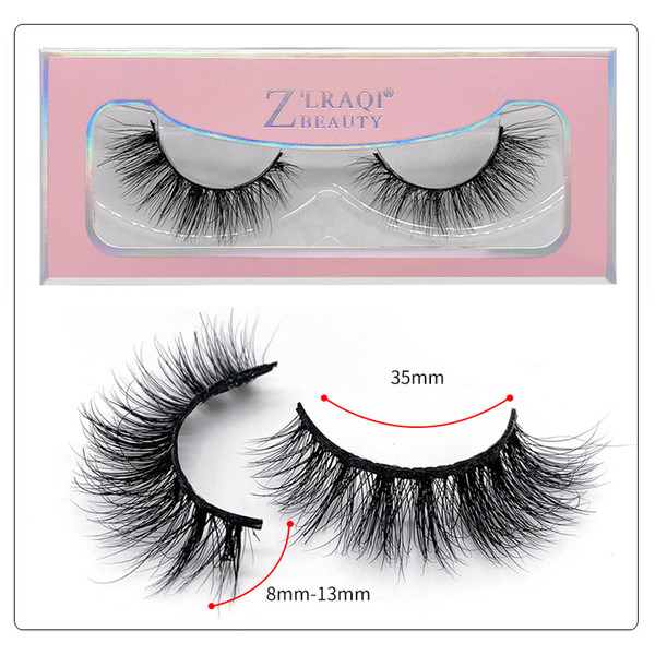 1Pair/lot 3D Mink Lashes Wholesale Handmade 3D Mink Eyelashes Natural False Eyelashes Popular eyelashes Makeup Eye Lashes Extension SD40