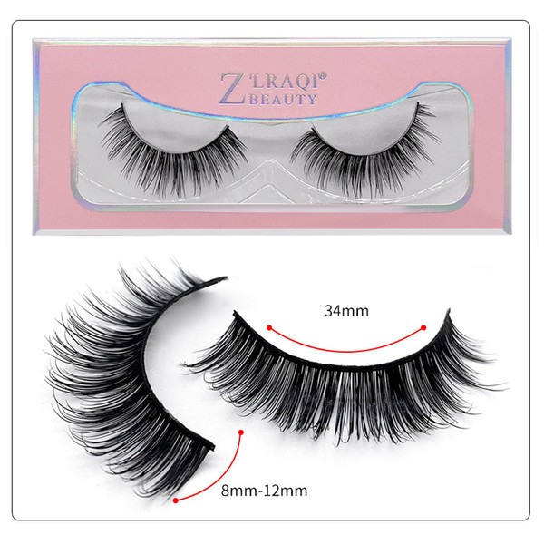 1Pair/lot 3D Mink Lashes Wholesale Handmade 3D Mink Eyelashes Natural False Eyelashes Popular eyelashes Makeup Eye Lashes Extension SD38