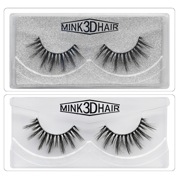 1 Pair/lot 3D Mink Lashes Wholesale Natural False Eyelashes 3D Mink Eyelashes Soft make up Extension Makeup Fake Eye Lashes 3D 805