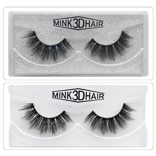 1 Pair/lot 3D Mink Lashes Wholesale Natural False Eyelashes 3D Mink Eyelashes Soft make up Extension Makeup Fake Eye Lashes 3D 804