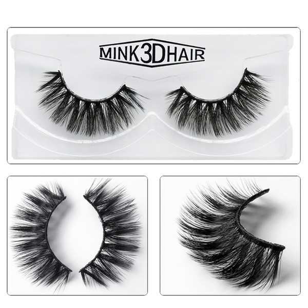 Mink Lashes 3D Mink Eyelashes Cruelty Free Lashes Handmade Reusable Natural Eyelashes Wispies False Lashes Makeup 3D Series Mink Eyelash 801