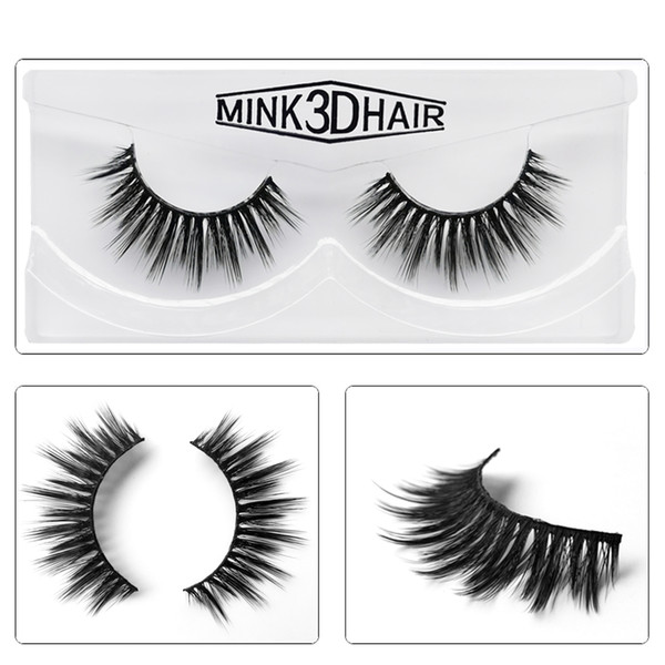 Mink Lashes 3D Mink Eyelashes Cruelty Free Lashes Handmade Reusable Natural Eyelashes Wispies False Lashes Makeup 3D Series Mink Eyelash 802