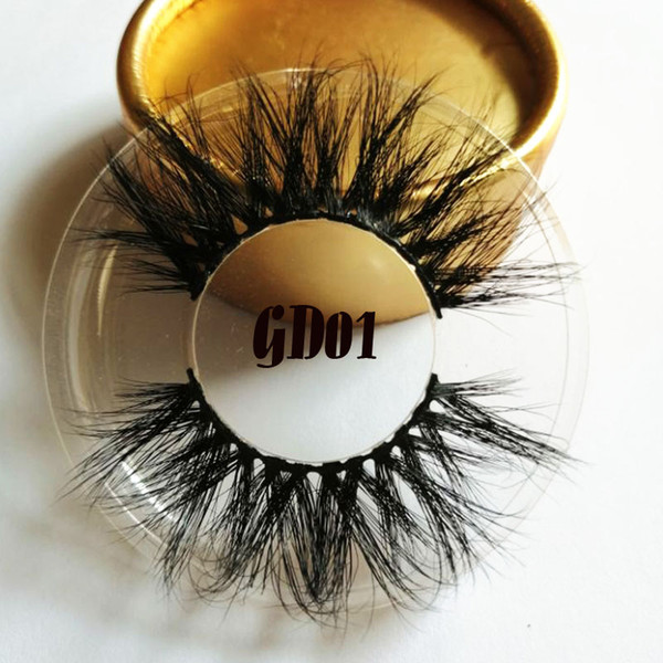 25mm Lashes 3D Mink Hair False Eyelashes Thick extra Long Mink Eyelashes 27mm Eye Lashes Makeup Beauty Extension Tools 66