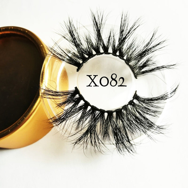 6D Mink False Eyelashes Mix Styles 25mm Long Thick Wispy Fluffy Criss-cross Lashes Handmade Eyelash Extension Tools 66