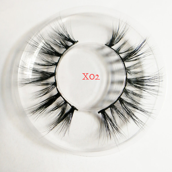 3D Mink False Eyelashes Long Lasting Lashes Natural Lightweight Mink Eyelashes Clear Packaging 21