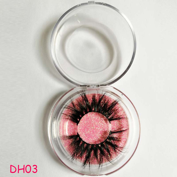 false eyelashes handmade real mink lashes fur long 3D strip thick fake faux mink eyelashes Makeup beauty tool 03