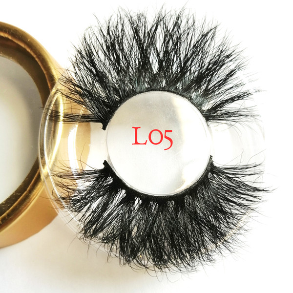 25mm Long 3D mink lashes long lasting mink eyelashes Big dramatic volumn eyelashes strip individual false eyelash 66