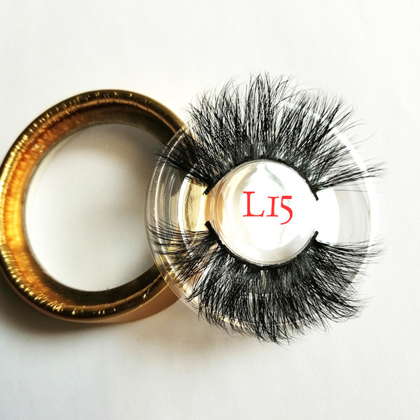 3D Mink Hair False Eyelashes Criss-cross Wispy Cross Fluffy 25mm Lashes Extension Handmade Eye Makeup Tools 66