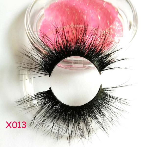 3D mink lashes false eyelashes natural makeup eyelash extension long cross volume soft fake eye lashes winged cils 03