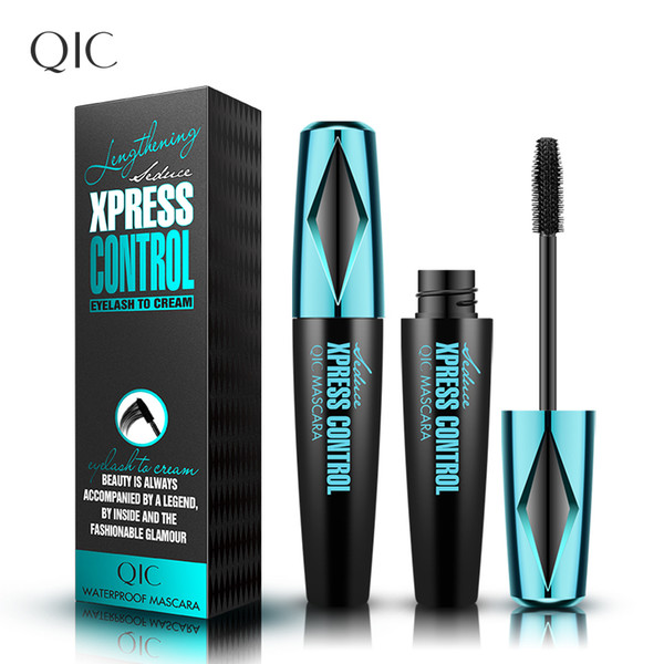 MP027 NEW QIC 4D Silk Fiber Lash Mascara Waterproof Long lasting For Eyelash Extension Bending Quick Dry Pro Eye Lashes Cosmetics tool