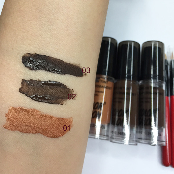 Color Salon Henna Eyebrow Dye Gel Waterproof Makeup Shadow For Eye Brow Wax Long Lasting Tint Shade Make Up Paint Pomade Cosmetic