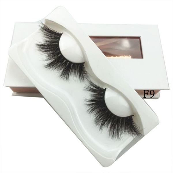 3D Mink Hair False Eyelashes Criss-cross Wispy Cross Fluffy 14mm-18mm 100% Real Mink Hair Eyelash Extensions Handmade Lashes Makeup Tools