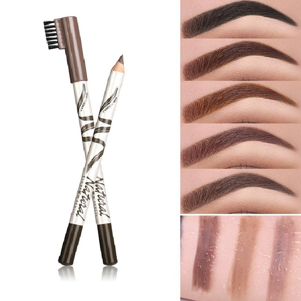 Eye Makeup Eyebrow Pencil Eyebrow Marker Waterproof Long Lasting Eyebrow Tattoo Eyebrows Enhancer Dye Tint Pen With Makeup Brushes Cosmetics