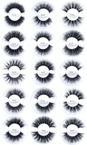 3D Mink Eyelashes Eye makeup Mink False lashes Soft Natural Thick Fake Eyelashes 3D Eye Lashes Extension Beauty Tools 5 styles DHL Free