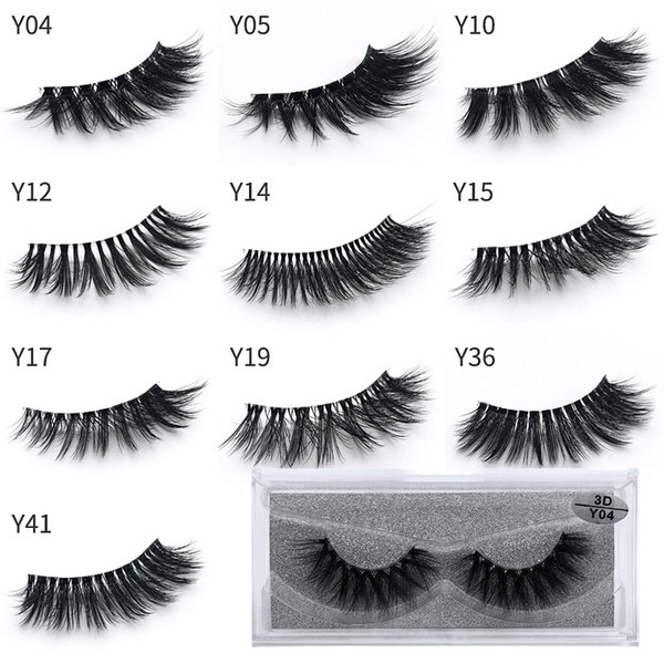 1Pair/lot Mink Eyelashes Clear Band Eye Lashes Crisscross Transparent Band False Eyelashes Handmade Dramatic Lashes Upper Lash