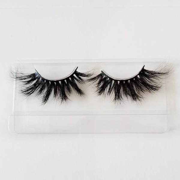 Hot Selling 25mm Lashes 5D Mink Eyelashes Mink Hair Full Strip Lashes Natural Long False Eyelashes