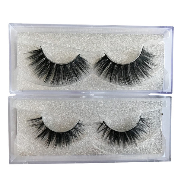 Private Logo Accepted 6D Faux Mink Eyelashes Cruelty Free 100% Handmade Silk Hair Full Strip Lashes