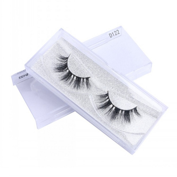 Hot Sale False Eyelashes Handmade Mink Hair Eyelashes Natural Long Curl Thick Fake Lashes Eye Makeup Reusable Lashes