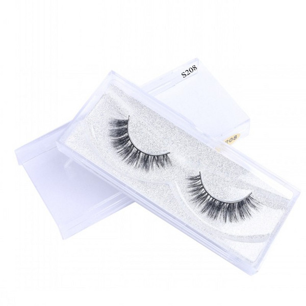 3D False Eyelashes Handmade Mink Hair Eyelashes OEM/ Private Logo Acceptable Natural Long Thick Eyelashes Extensions