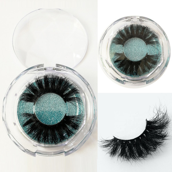 25mm eyelashes 3D Mink Lashes Black Natural Thick Mink Eyelash Soft Makeup Fake Eye Lashes Natural extra long mink hair lashes